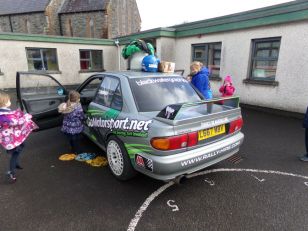 Our Rally Car Visit!